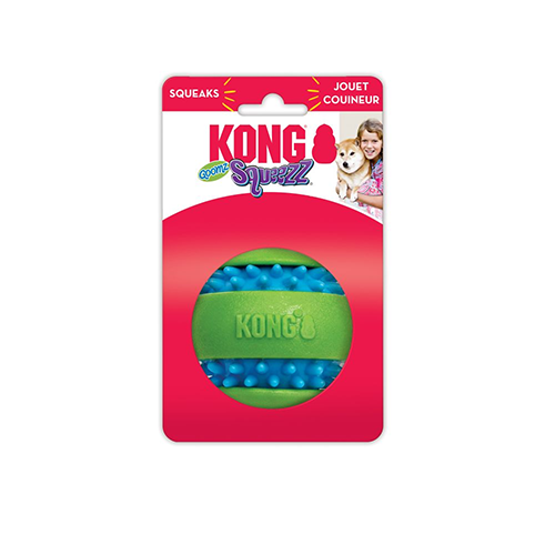 Jouet pour chien Kong Squeezz Goomz Ball, grand format