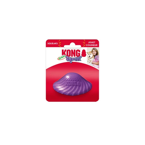 KONG Squeezz Orbitz Saucer Assorted Dog Toy by KONG