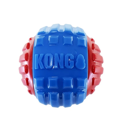 KONG CoreStrength Rattlez Ball Dog Toy Large by KONG