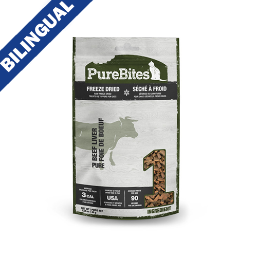 PureBites Beef Liver Freeze-Dried Cat Treat 44g