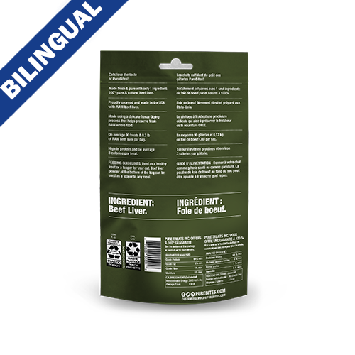 PureBites Beef Liver Freeze-Dried Cat Treat 44g