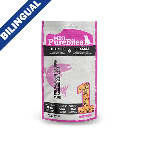 PureBites Mini Trainers Wild-Caught Salmon Dog 49g by PureBites