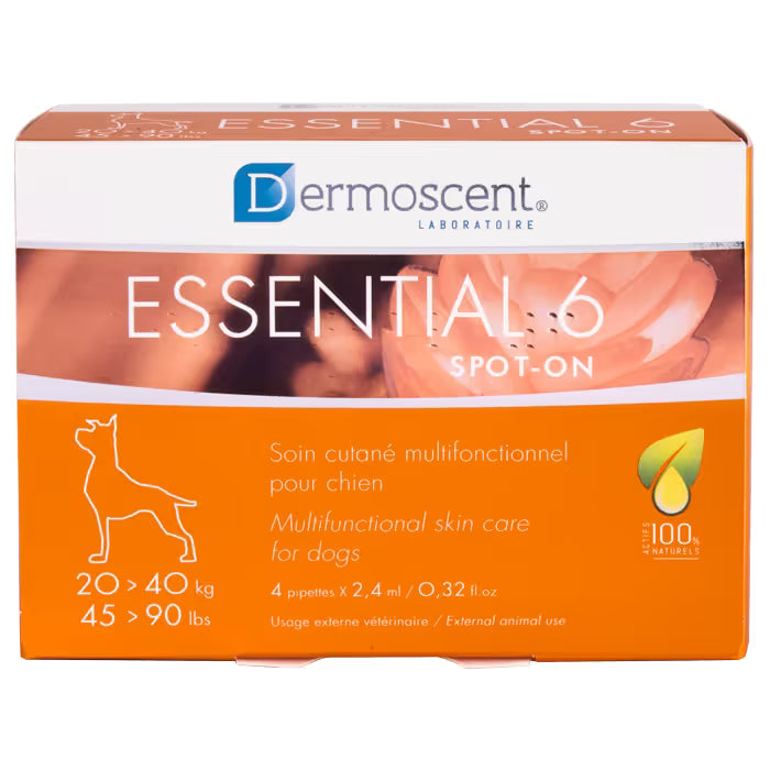Dermoscent Essential 6 spot-on for Dogs, 4 tubes by BEAM Pharmacy