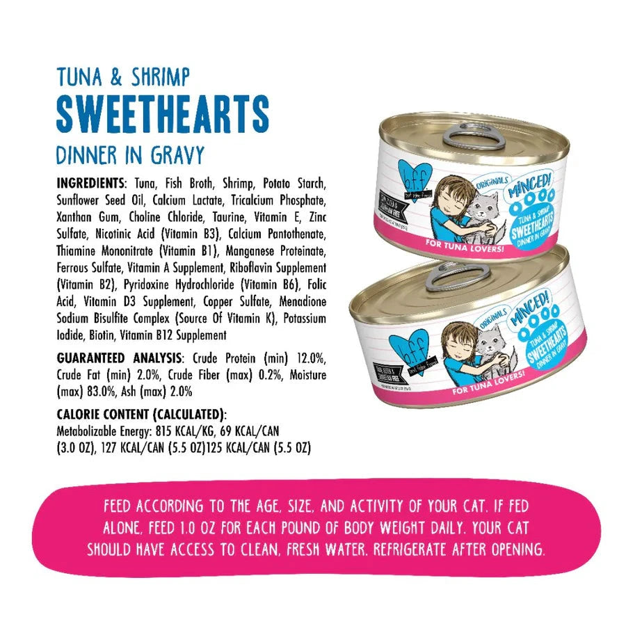 Weruva B.F.F. Tuna & Shrimp Sweethearts Recipe Cat Can by Weruva