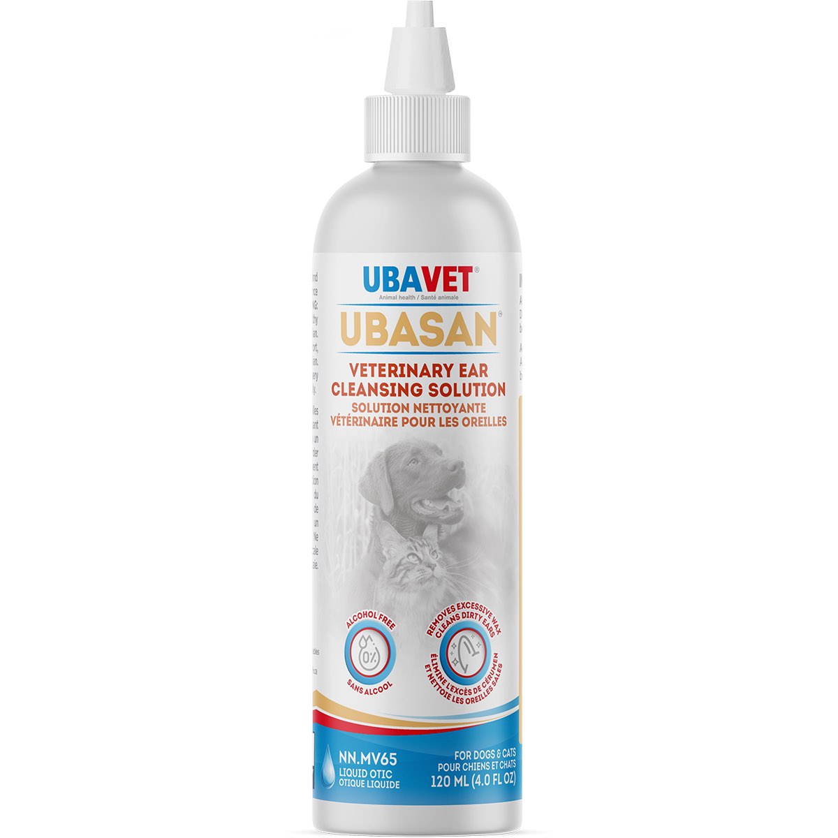 Ubavet Ubasan Ear Cleansing Solution for Dogs and Cats