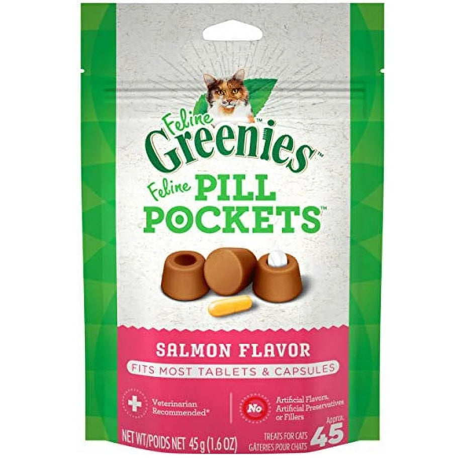 Greenies Pill Pockets Capsules or Tablets for Cats 45g