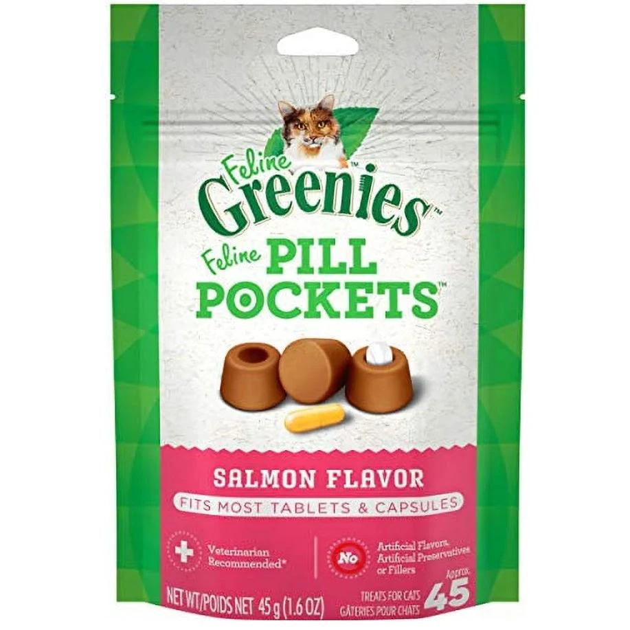Greenies Pill Pockets Capsules or Tablets for Cats 45g by BEAM Pharmacy