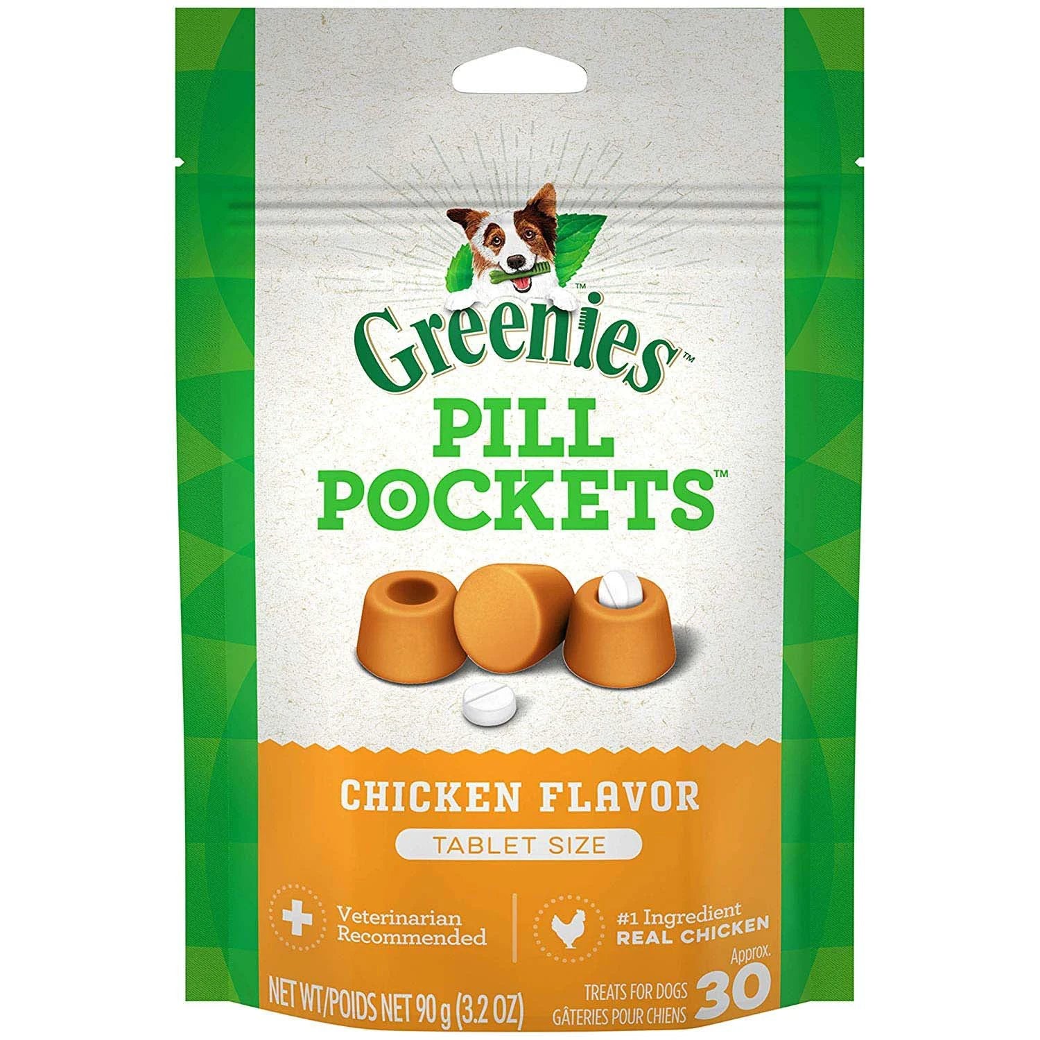 Greenies Pill Pockets Tablet Size for Dogs 90g by BEAM Pharmacy