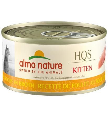 Almo Nature - HQS Natural Chicken Breast in Broth Kitten Can 70g