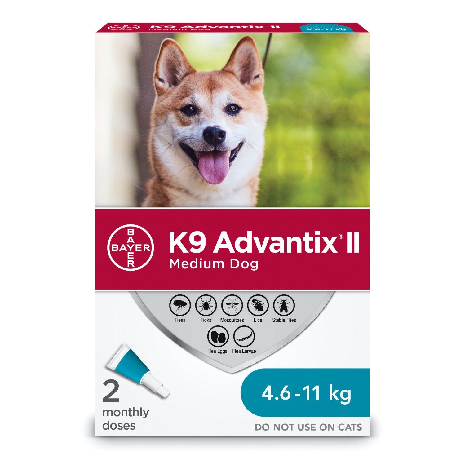 K9 Advantix II Flea & Tick Treatment for Medium Dog (4.6 - 11 kg)