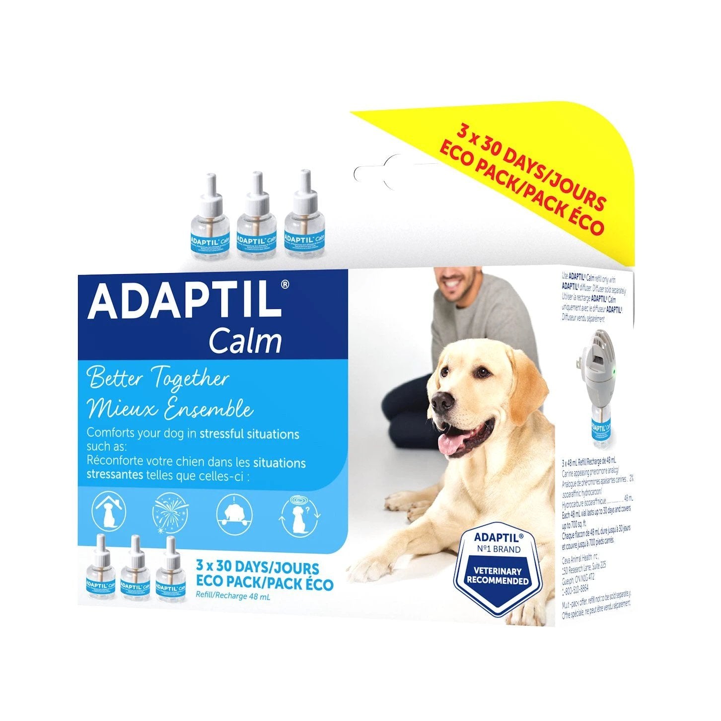 Adaptil Diffuser/Refill - Calms & Comforts Dogs at Home by BEAM Pharmacy