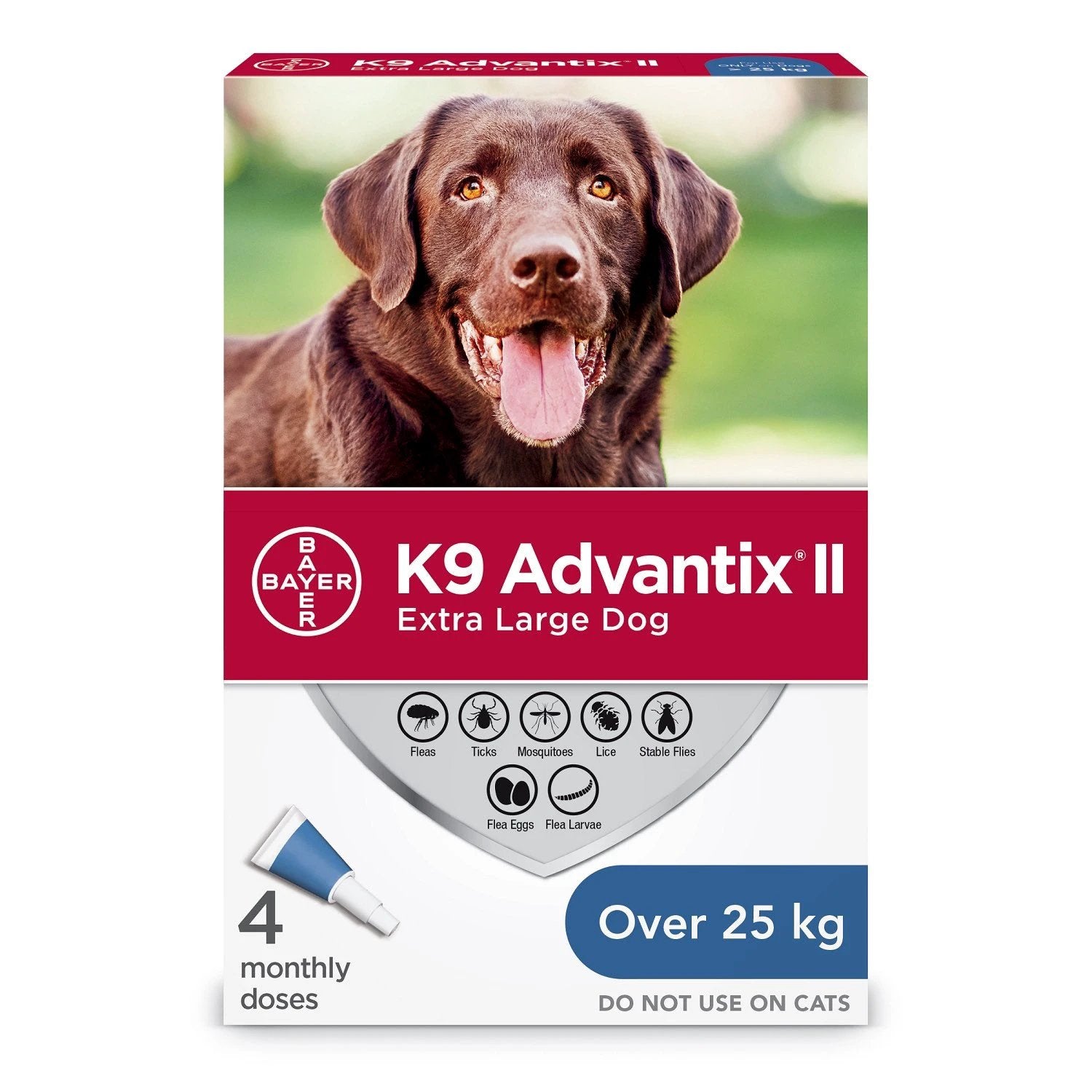 K9 Advantix II Flea & Tick Treatment for Extra Large Dog (> 25 kg) by BEAM Pharmacy