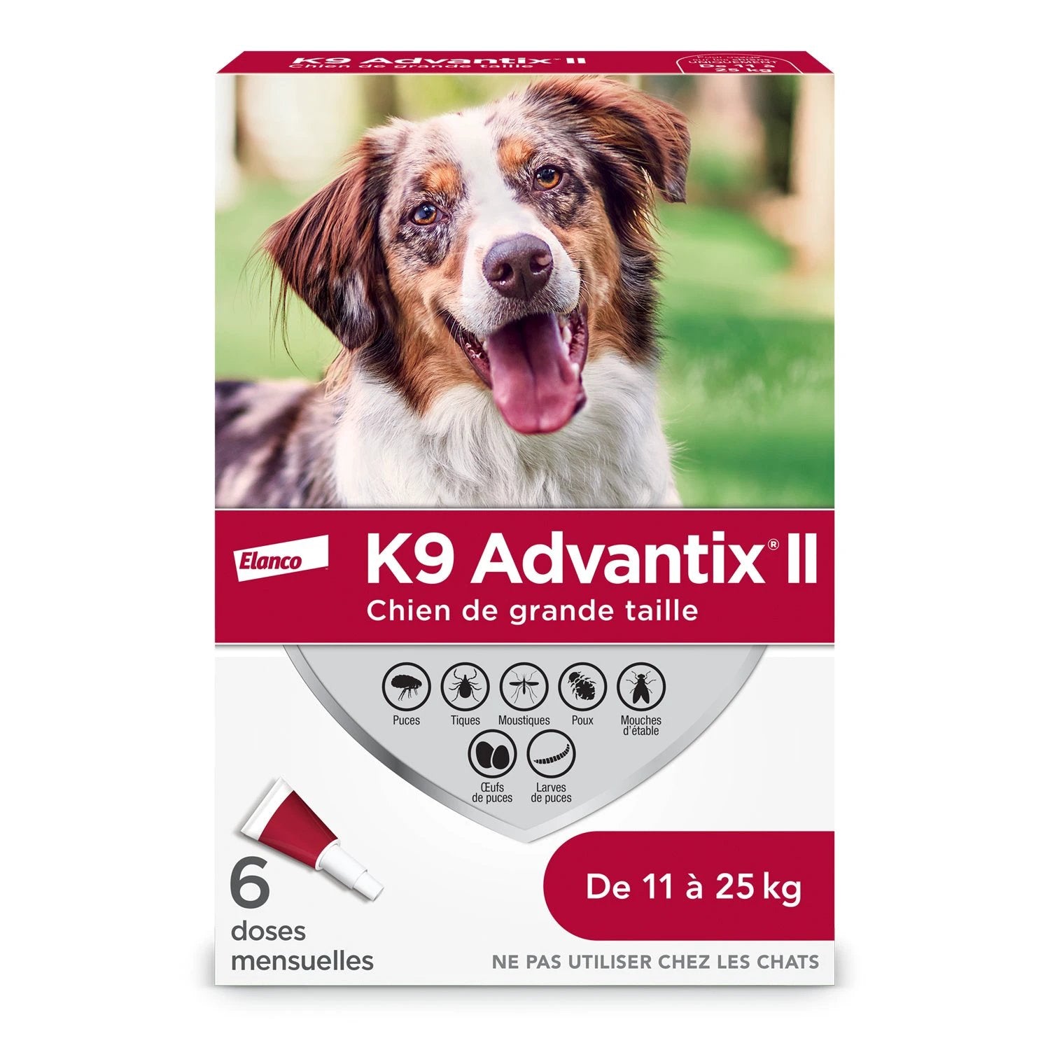 K9 Advantix II Flea & Tick Treatment for Large Dog (11 - 25 kg) by BEAM Pharmacy