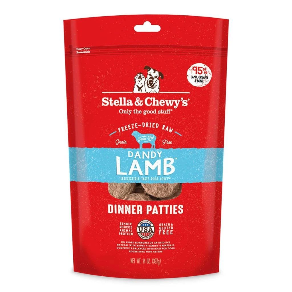 Stella & Chewy's Dandy Lamb Dinner Patties Freeze-Dried Raw Dog Food by Stella & Chewy's