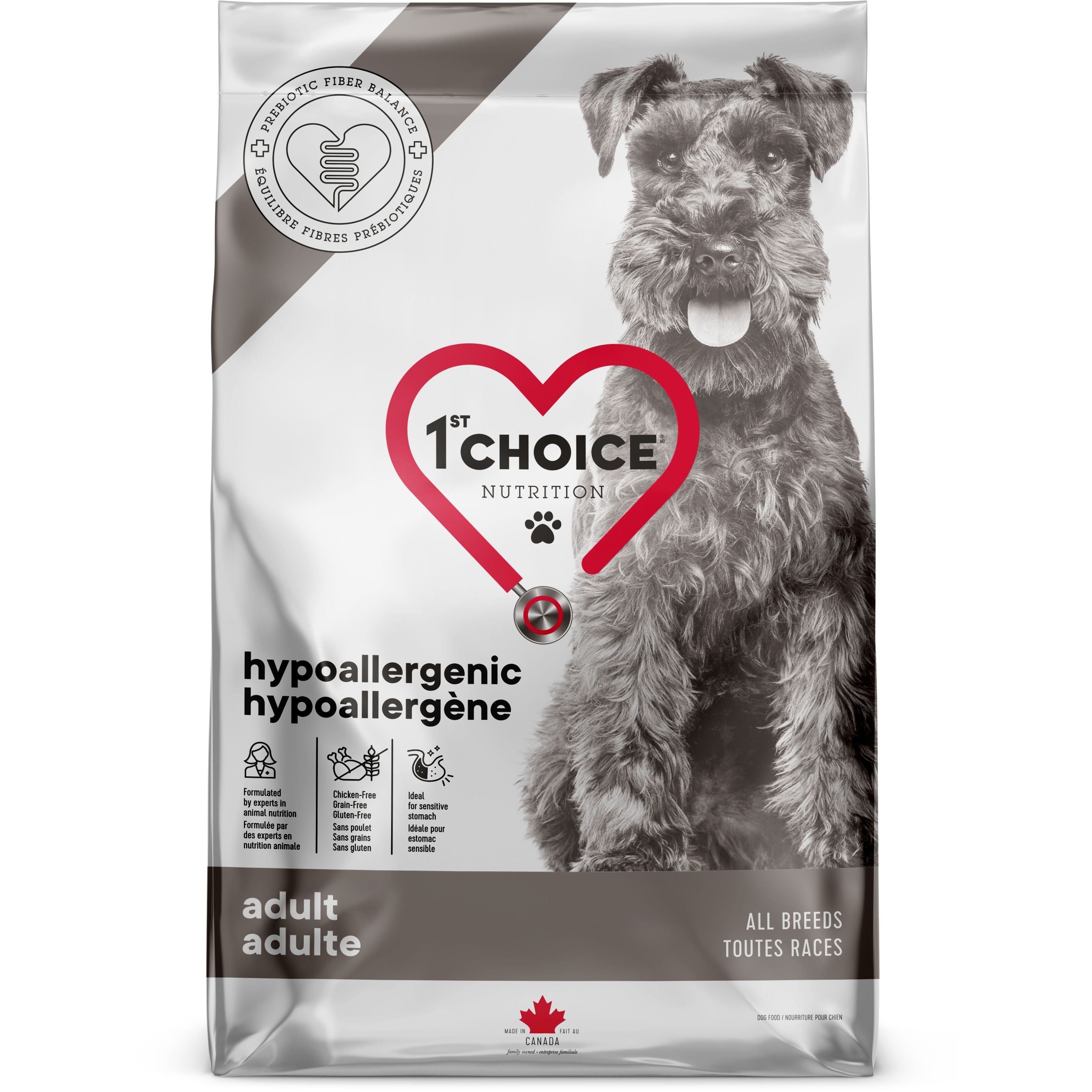 1st Choice Adult All Breed Hypoallergenic Duck Grain Free Dog 2kg