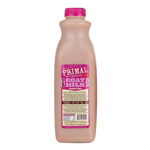 Primal Frozen Goat Milk Cranberry Blast for Cat and Dog