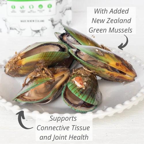 Meow Freeze Dried Cat Treats New Zealand Green Mussels 1.76oz/50g by NZPF