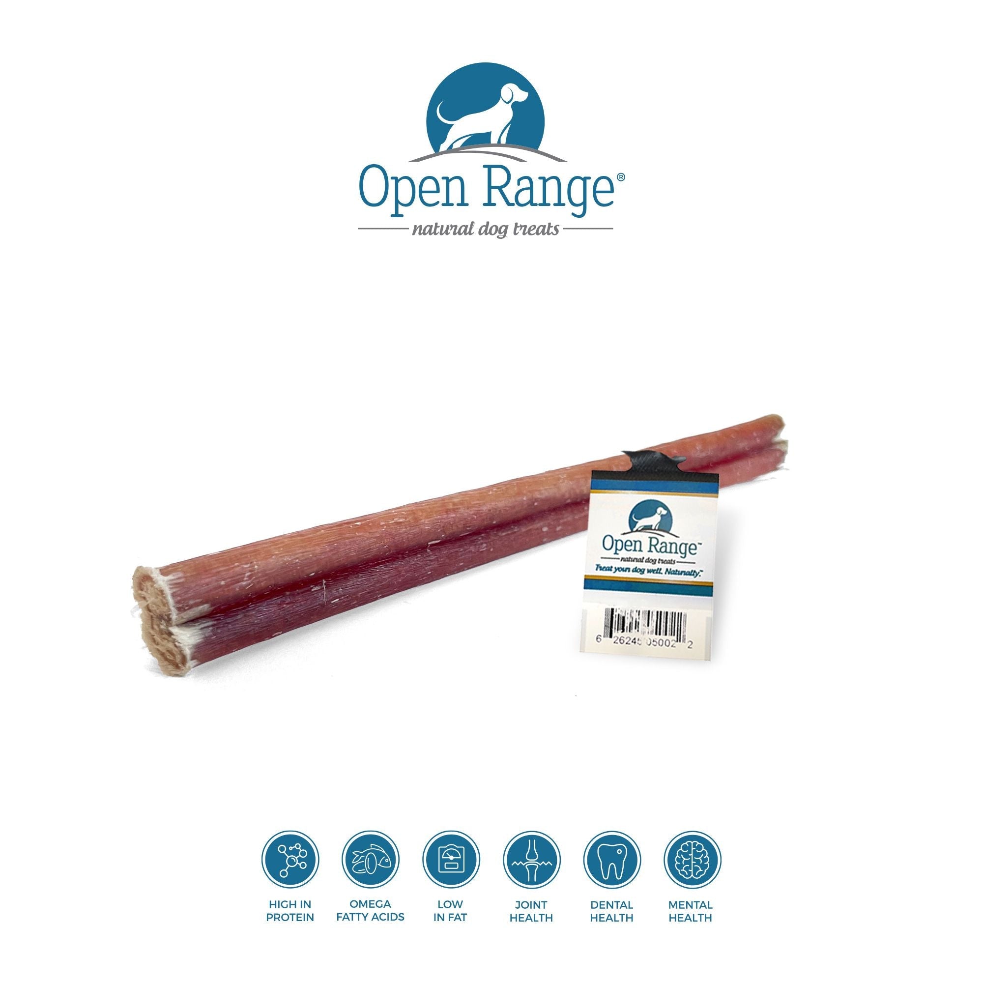Open Range Odour Controlled Bully Stick Dog 5-6''