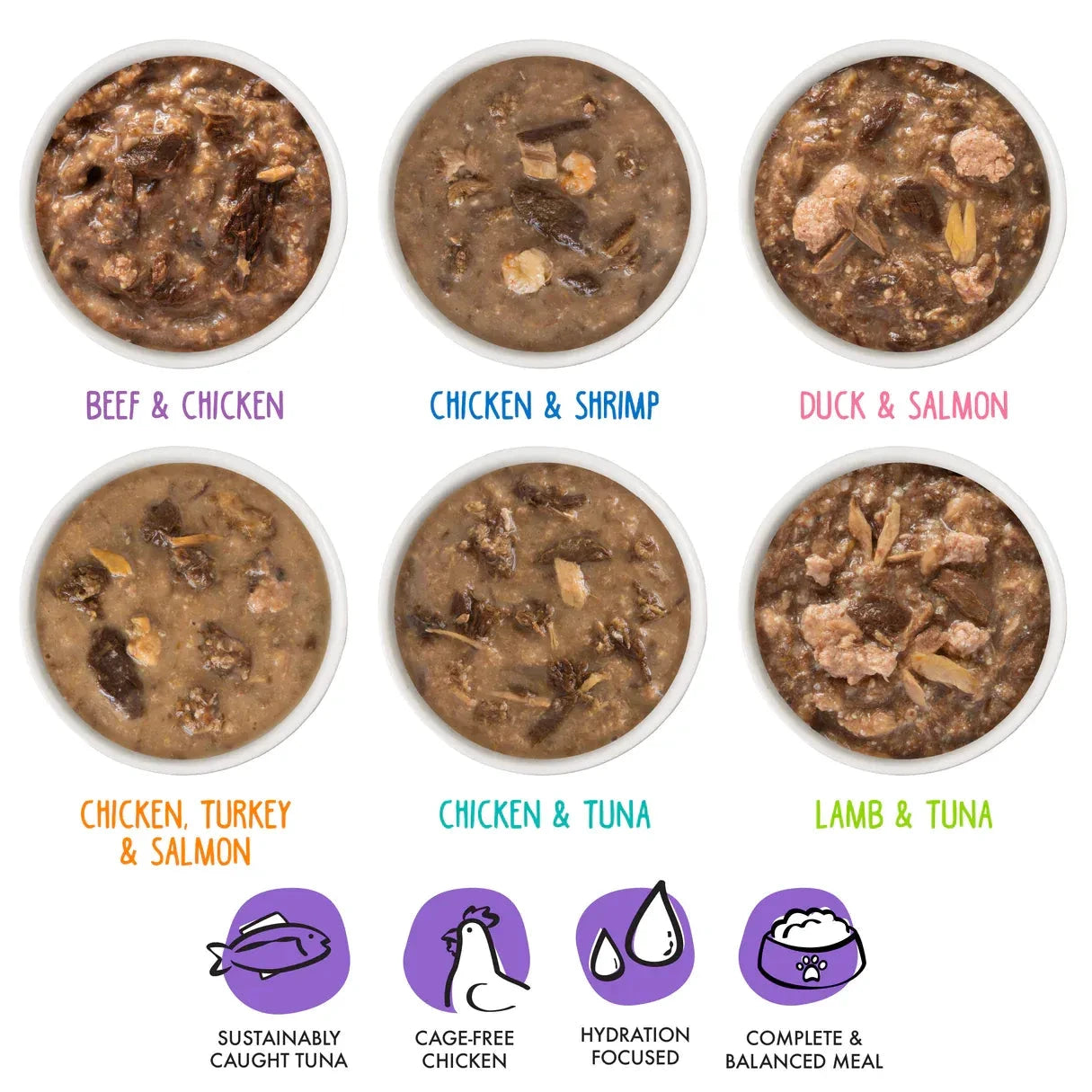 Weruva BFF OMG Potluck O' Pouches Variety Pack by Weruva
