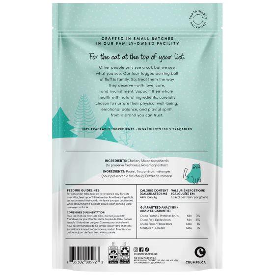 Crumps' Naturals Holiday Festive Freeze Dried Chicken Cat Treats 30g by Crumps' Naturals