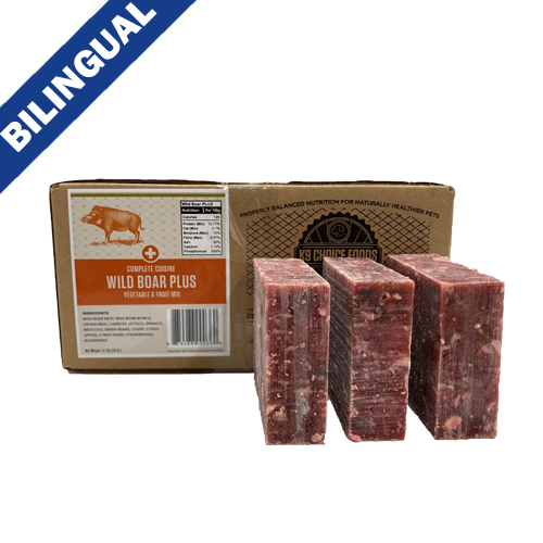 K9 Choice Foods® Lil Guys Plus Wild Boar Frozen Dog Food