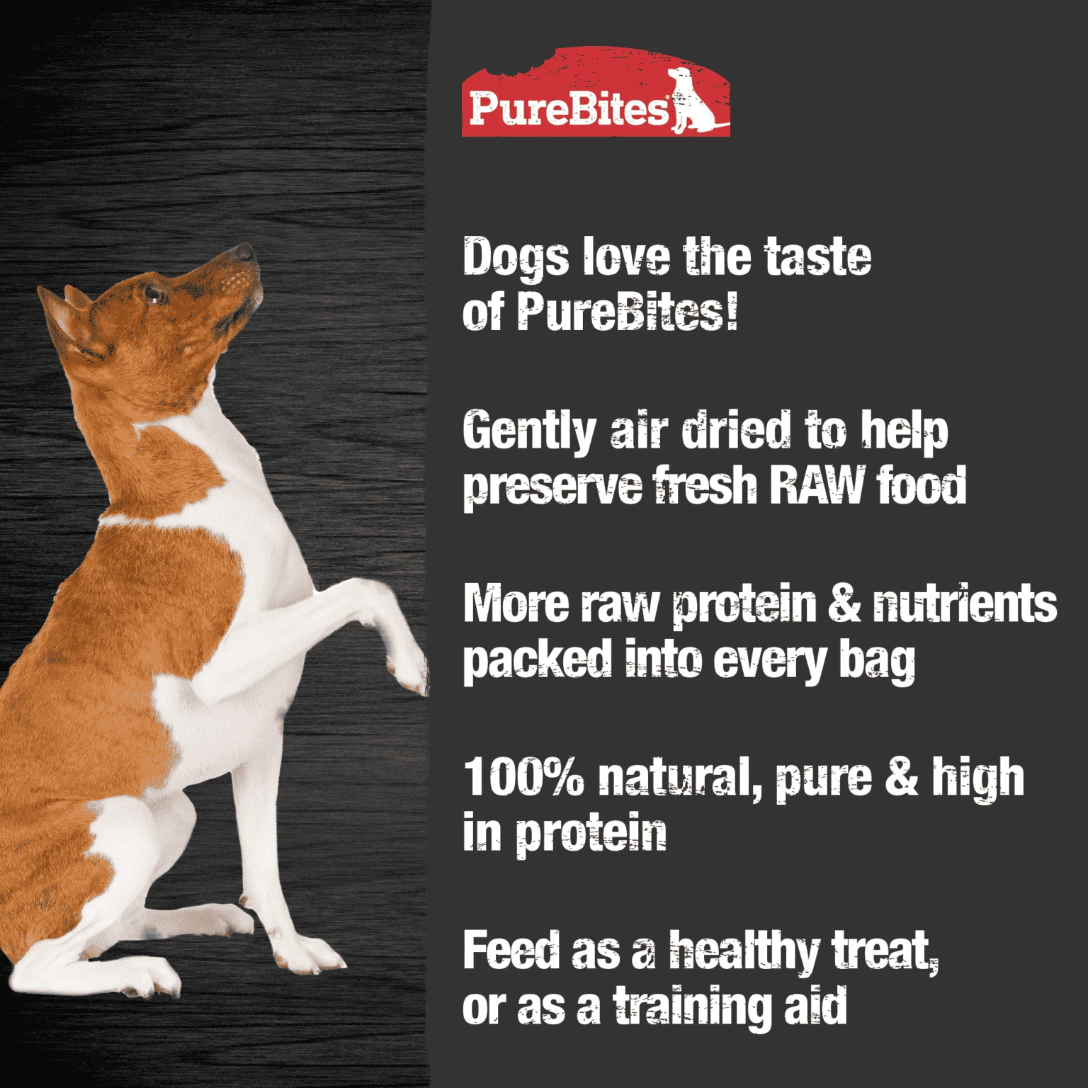 PureBites Chicken Air Dried Jerky Dog Treats by PureBites