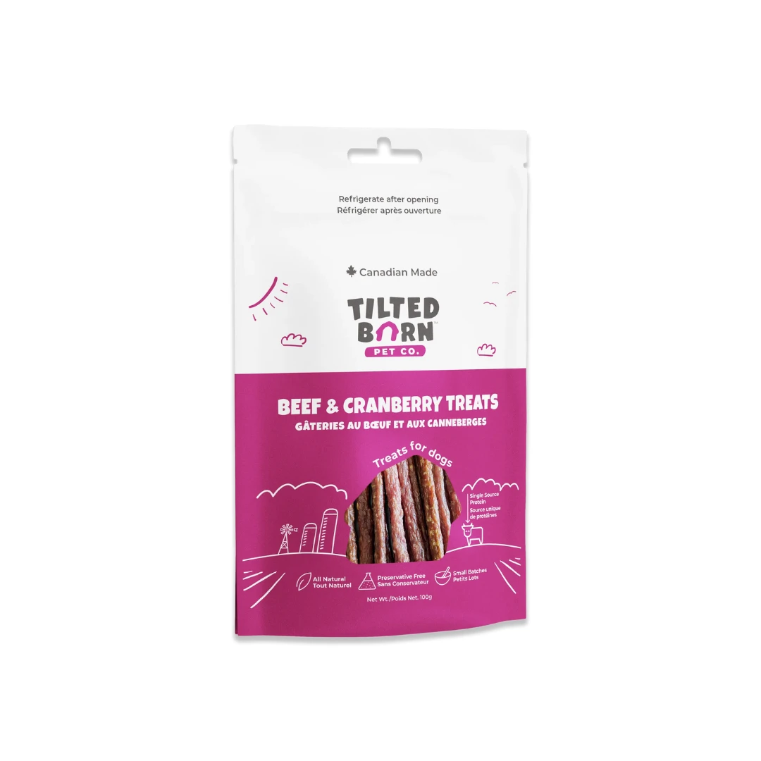 Tilted Barn Beef & Cranberry Dog Treats by Tilted Barn
