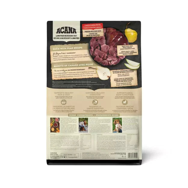 ACANA Singles Duck with Pear Recipe Dog Dry Food by ACANA