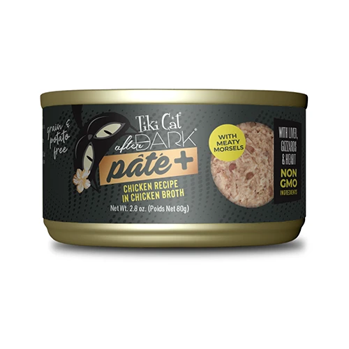 Tiki Cat® After Dark® Pâté+ in Chicken Broth Wet Canned Food by Tiki Cat