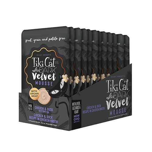 Tiki Cat® After Dark® Velvet Mousse in Chicken Broth Wet Cat Food by Tiki Cat