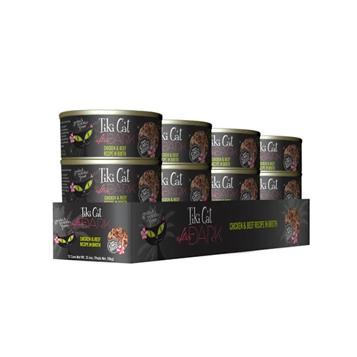 Tiki Cat® After Dark™ Chicken & Beef Recipe in Broth Wet Cat Food by Tiki Cat