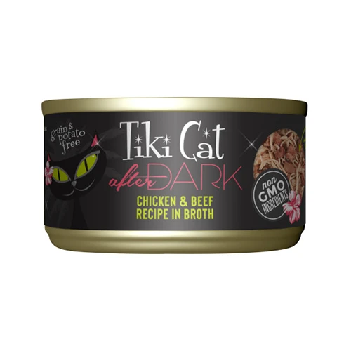 Tiki Cat® After Dark™ Chicken & Beef Recipe in Broth Wet Cat Food by Tiki Cat