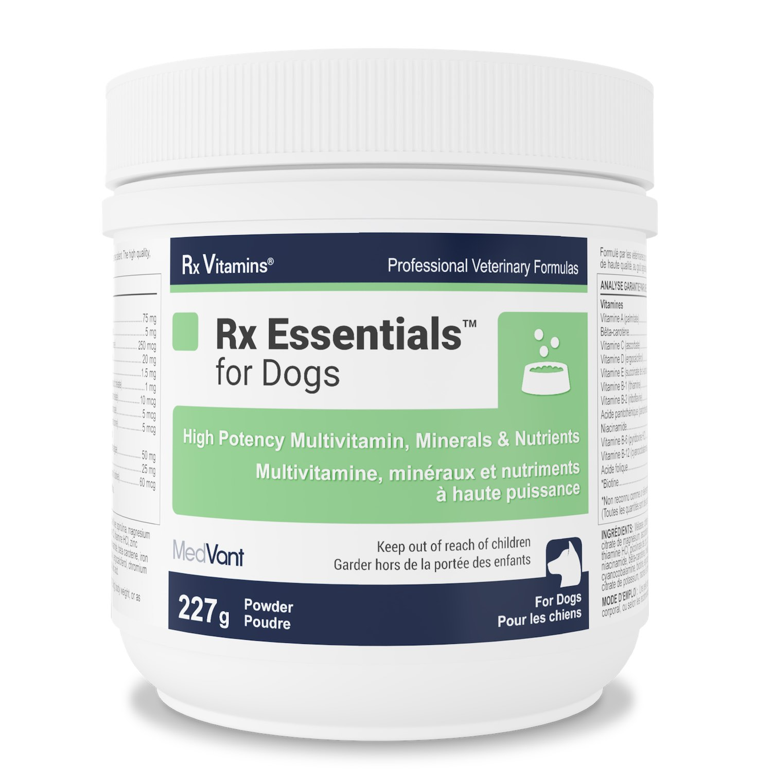 Vitamines Rx Essentiels Rx pour chiens