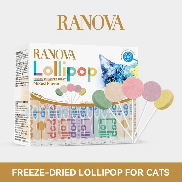 Ranova Freeze-Dried Lollipops For Cat (Mixed Flavor) 15pcs