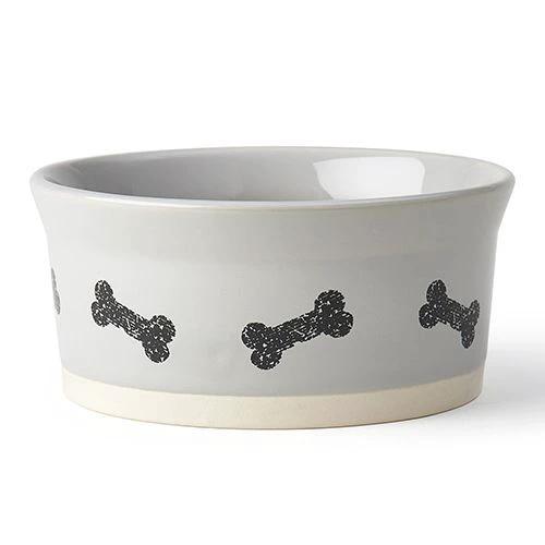 PetRageous Classy Bones Dog Bowl 6'' by Petrageous