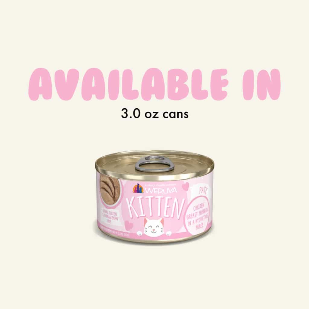 Weruva Kitten Chicken Breast Formula in a Hydrating Purée