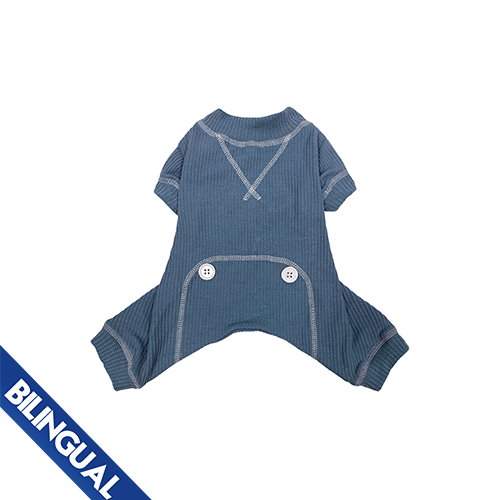 foufouBRANDS Pyjama Thermique Bleu Medium