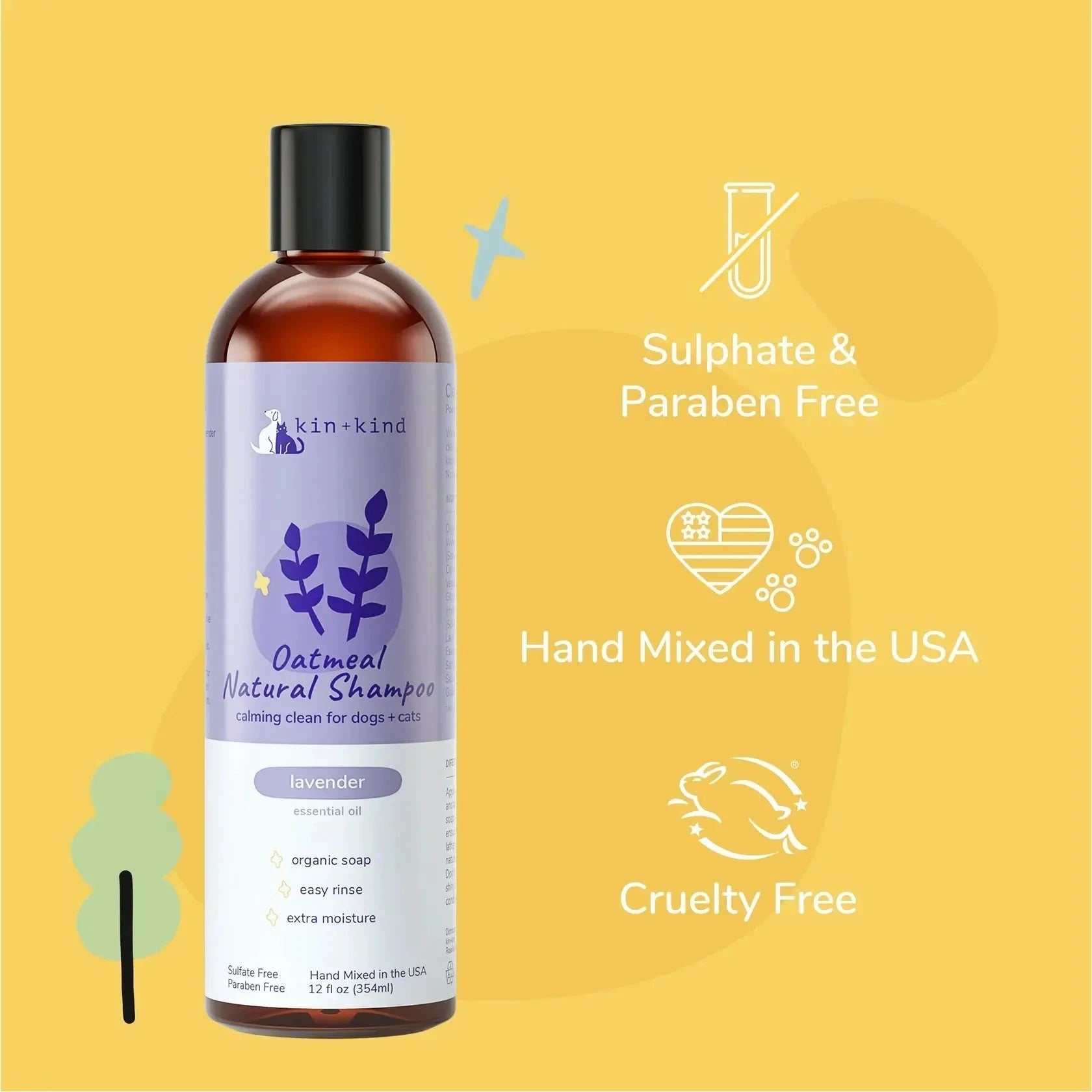 Kin + Kind Oatmeal Shampoo (Lavender) by Kin+Kind
