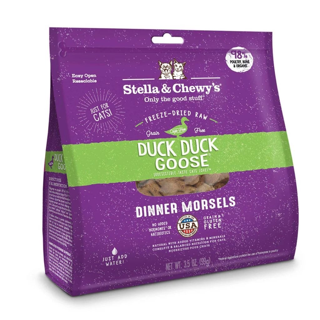 Stella & Chewy's Duck Duck Goose Freeze-Dried Raw Dinner Morsels Cat Food by Stella & Chewy's