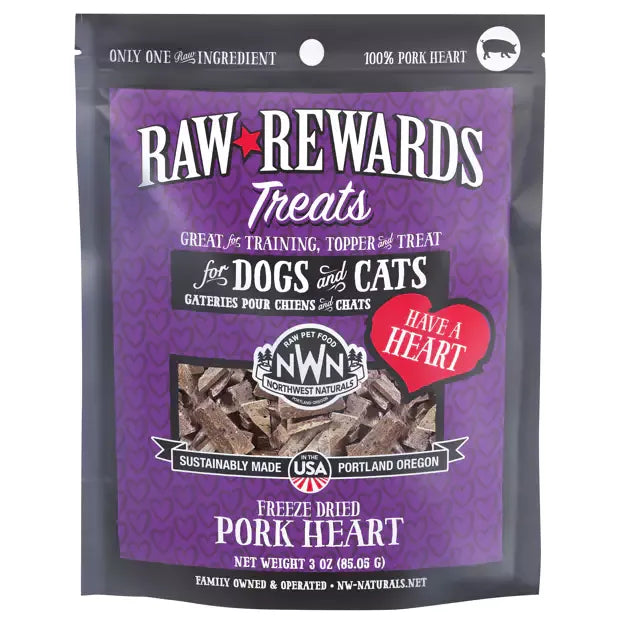 Northwest Naturals Freeze-Dried Treats - Pork Heart 85g