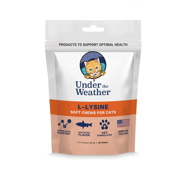 Under the Weather Soft Chew Cat Supplements L-Lysine by Under the Weather