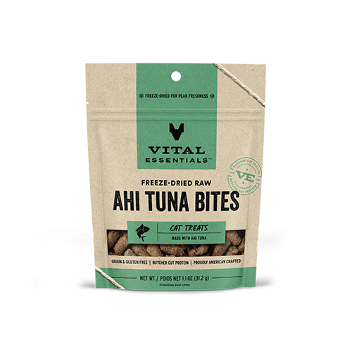 Vital Essentials® Freeze-Dried Ahi Tuna Bites Cat Treats 1.1 oz