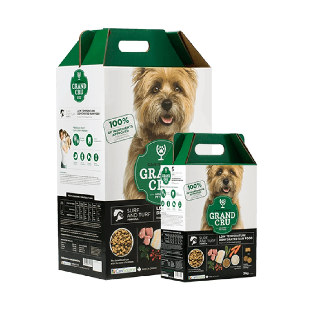 Canisource Grand Cru Low Temperature Dehydrated Raw Dog Food Surf And Turf Formula by Canisource
