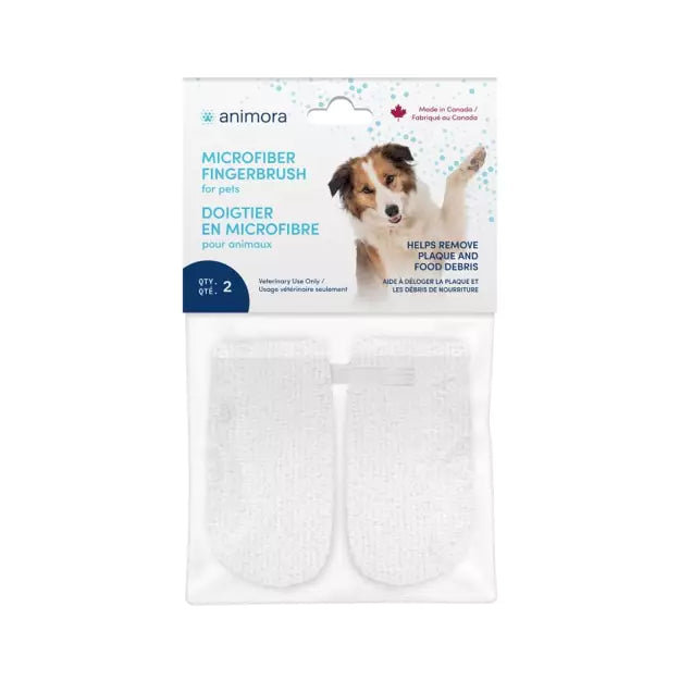 Brosse à doigts en microfibre Animora (lot de 2)