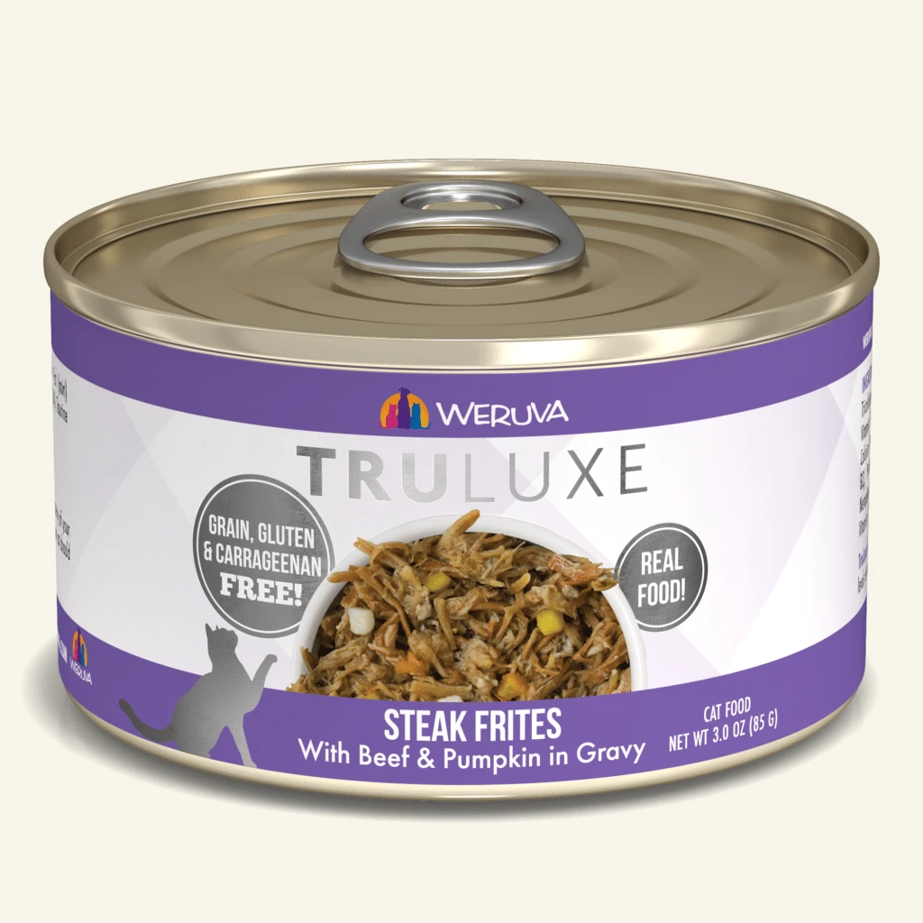 Weruva Truluxe Vital Essentials Steak Frites with Beef & Pumpkin in Gravy by Weruva