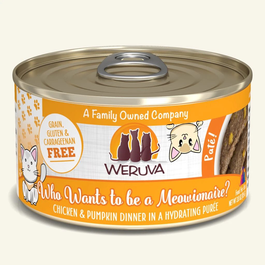 Weruva Cat Paté - Who wants to be a Meowionaire with Chicken & Pumpkin by Weruva