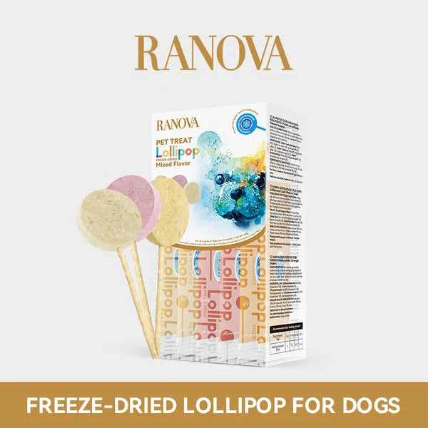 Ranova Freeze-Dried Lollipops for Dogs (Mixed Flavor) 6pieces