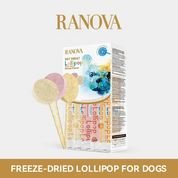 Ranova Freeze-Dried Lollipops for Dogs (Mixed Flavor) 6pieces by Ranova