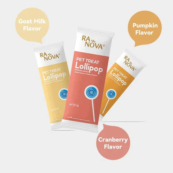 Ranova Freeze-Dried Lollipops for Dogs (Mixed Flavor) 6pieces by Ranova