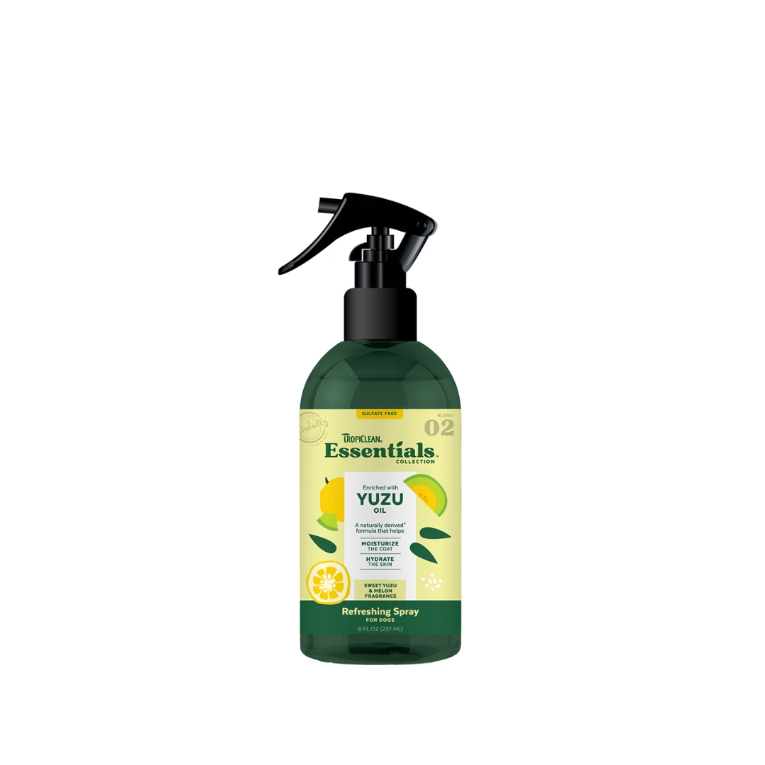 TropiClean Essential Yuzu Fruit Deodorizing Spary by TropiClean